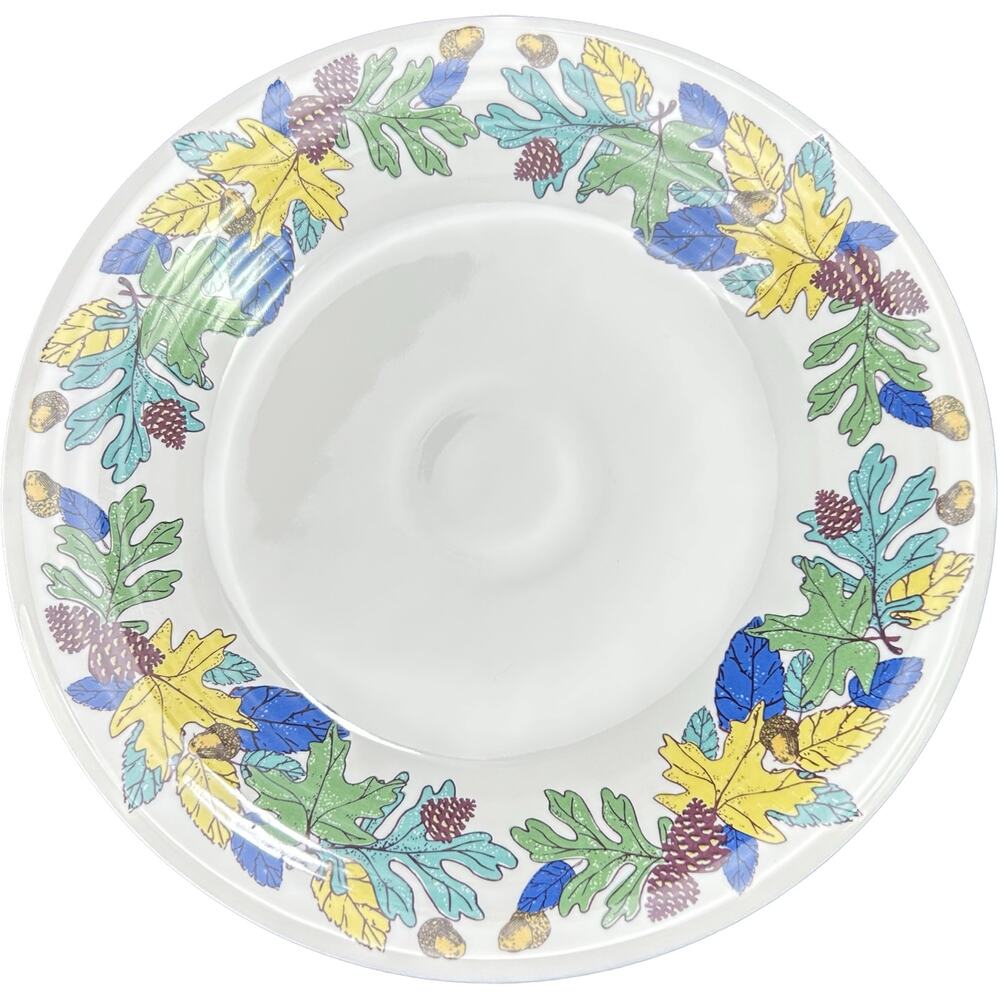 Fiesta FALL‎ FANTASY BLUE 9" Luncheon Plate USA